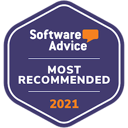 Software Advice most recommended Property Management Solution badge